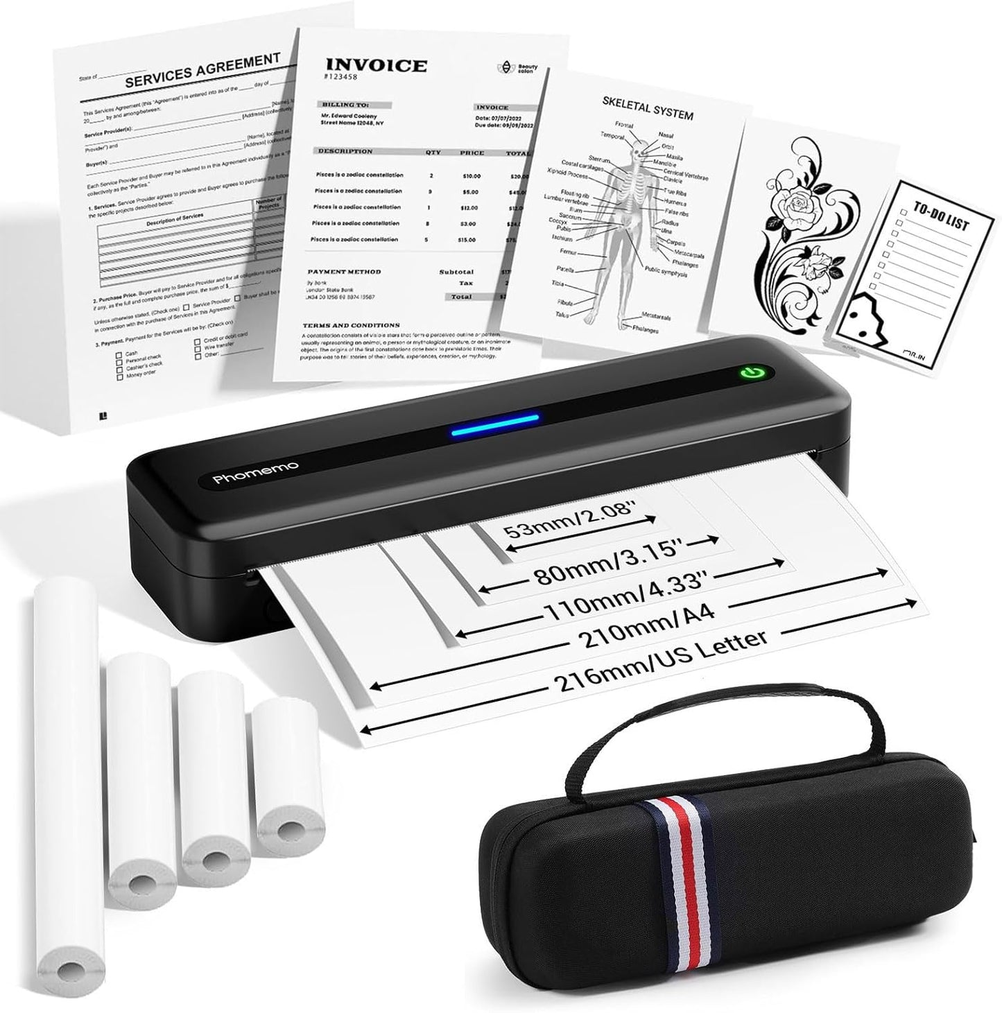 Phomemo M832 Wireless Thermal Printer: Print Anywhere
