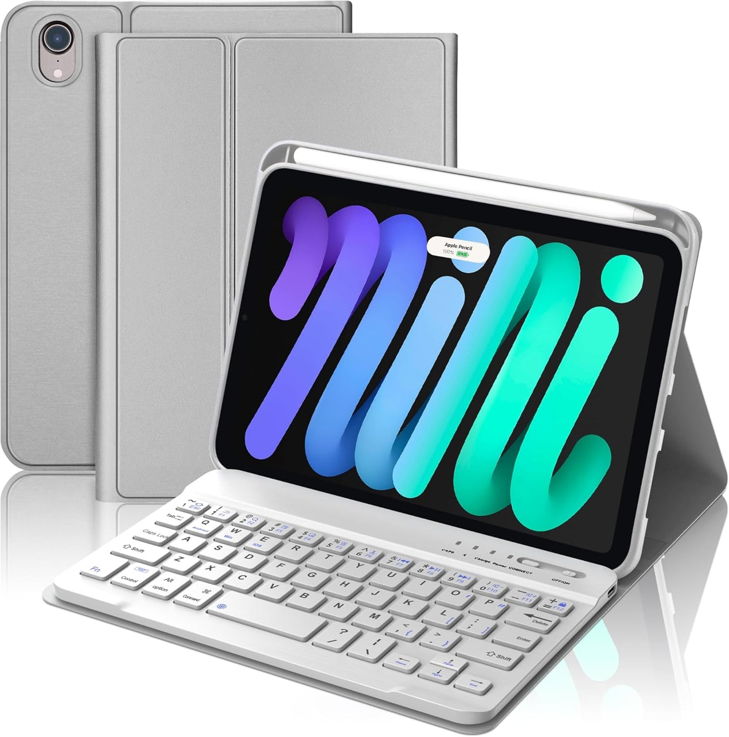 SENGBIRCH Wireless Keyboard Case for iPad Mini 7/6 Gen - Ultimate Functionality!