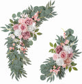 ponatia Small Wedding Arch Flowers (Pack of 2) - Dusty Rose & Blush