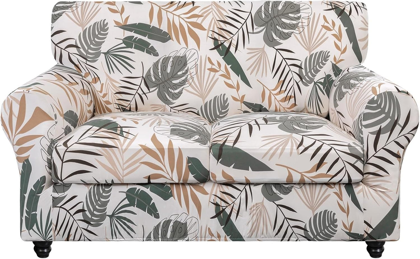 SearchI Stretch Sofa Cover for Loveseat with Floral Pattern