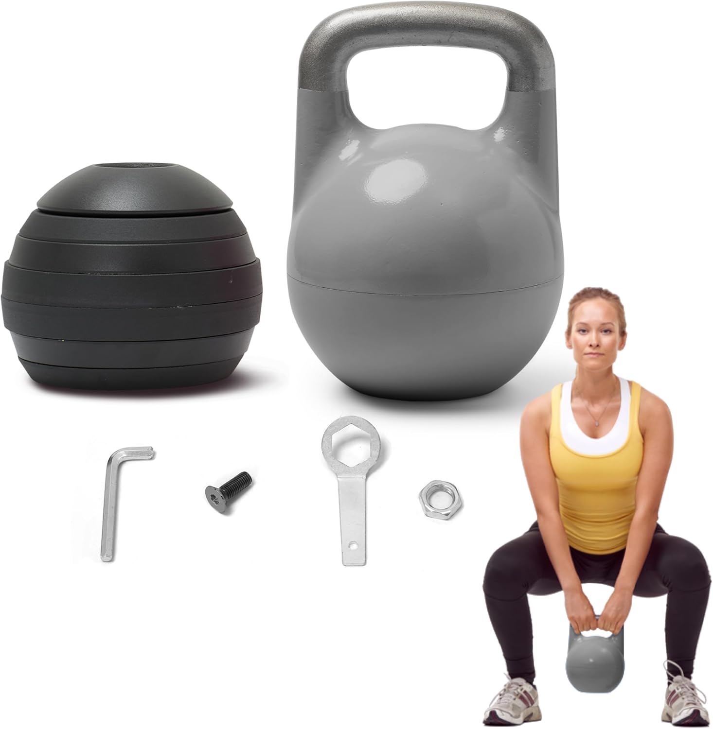 Kettlebell Kings Adjustable Kettlebell Set for Strength Training