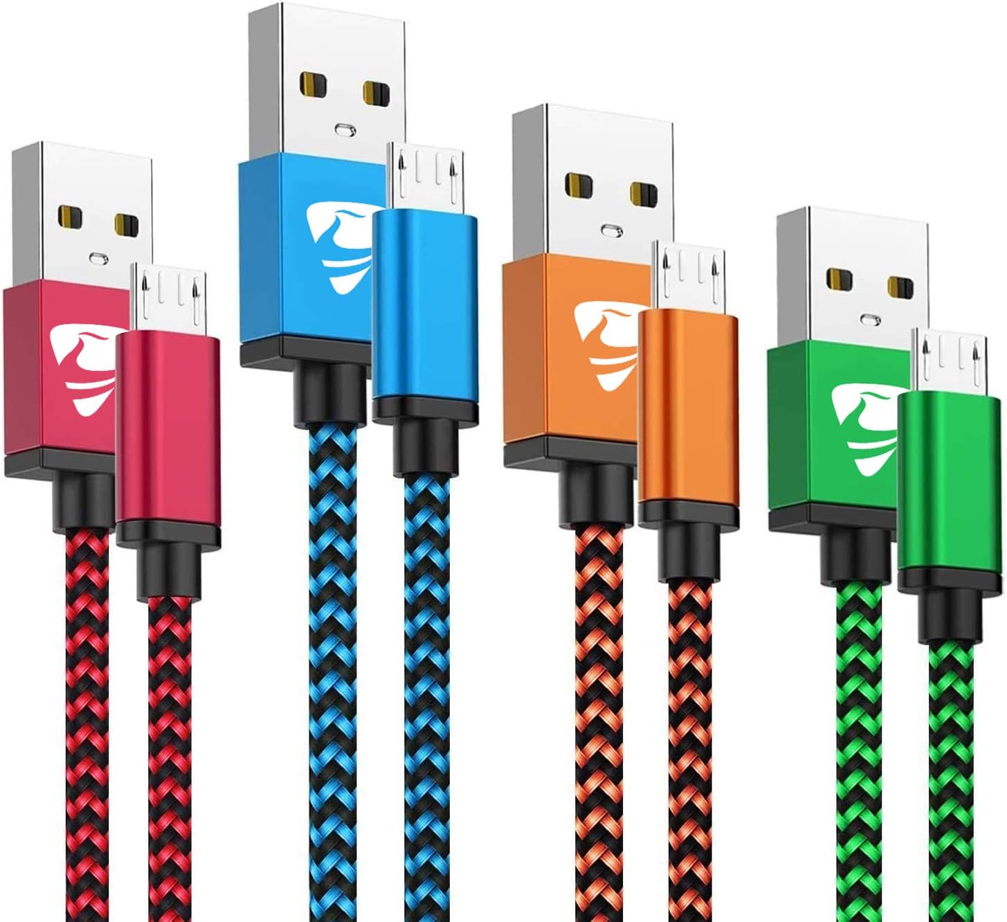Fast Charge Pack: Aioneus Micro USB 4-Cable Set