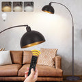 Bronze Arch Floor Lamp Dimmable LED Arc Lamp - Remote & Timer