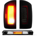 Tresound Tail Light + 3rd Brake Cargo Lamp for 2007-2009 Dodge Ram