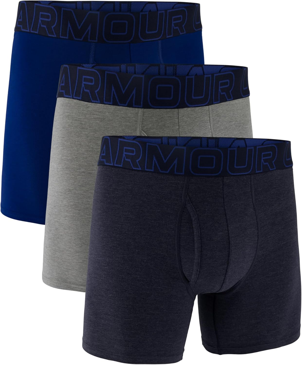 Under Armour mens Performance Cotton Boxer Briefs for Comfort