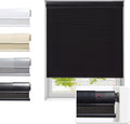 No Drill Cellular Shades for Indoor Windows - Blackout Insulating