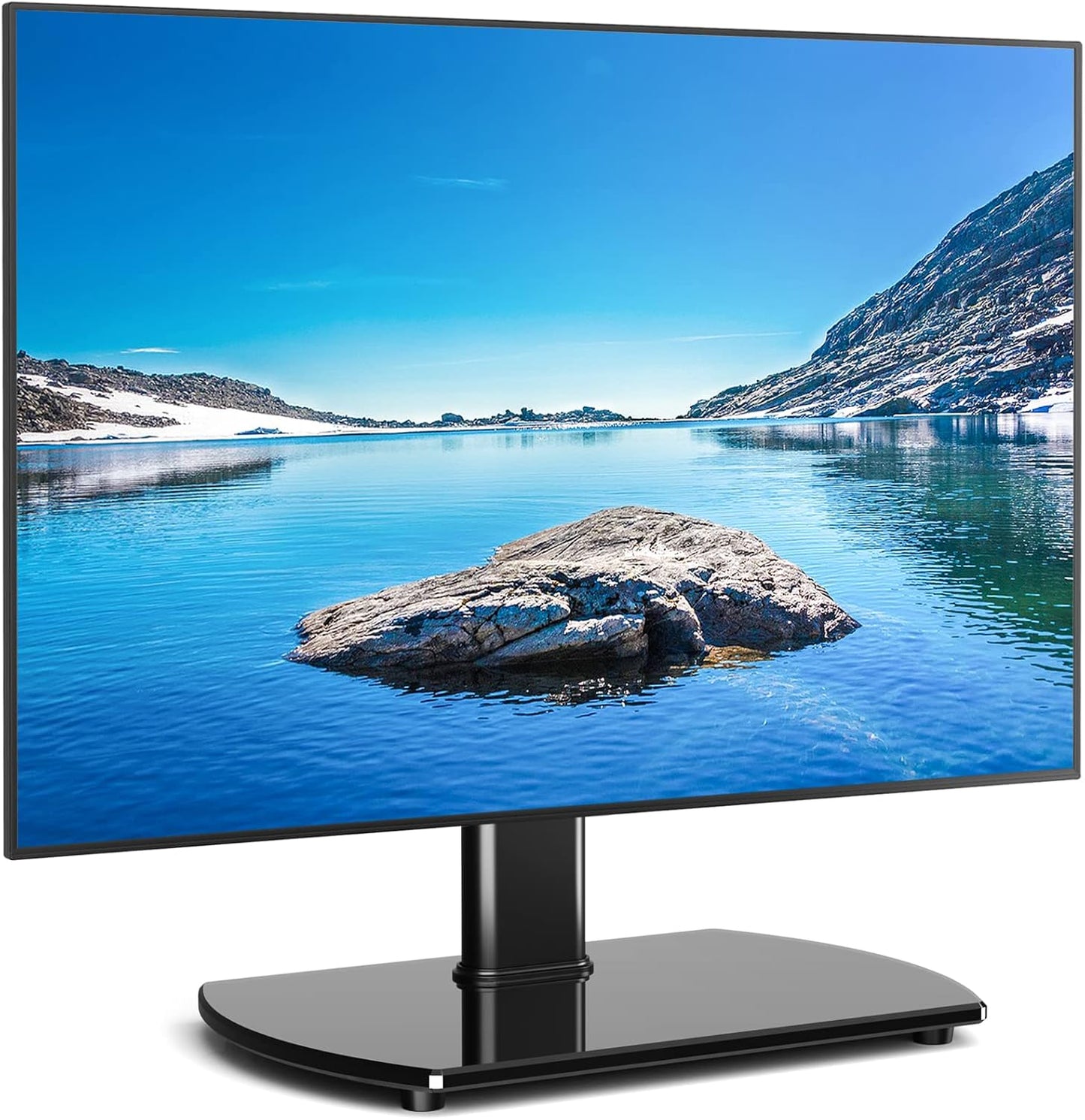 Rfiver Swivel TV Stand: Height Adjustable, Holds Up to 88lbs