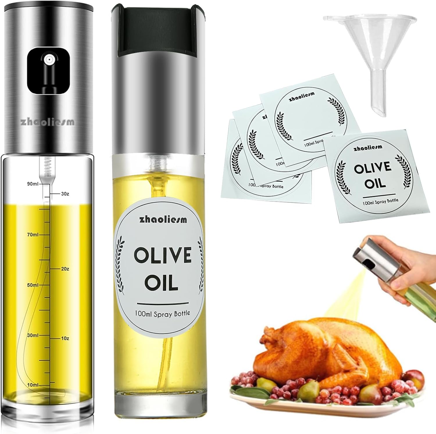 Portable Oil Sprayer with Scale - Flavorful Cooking!