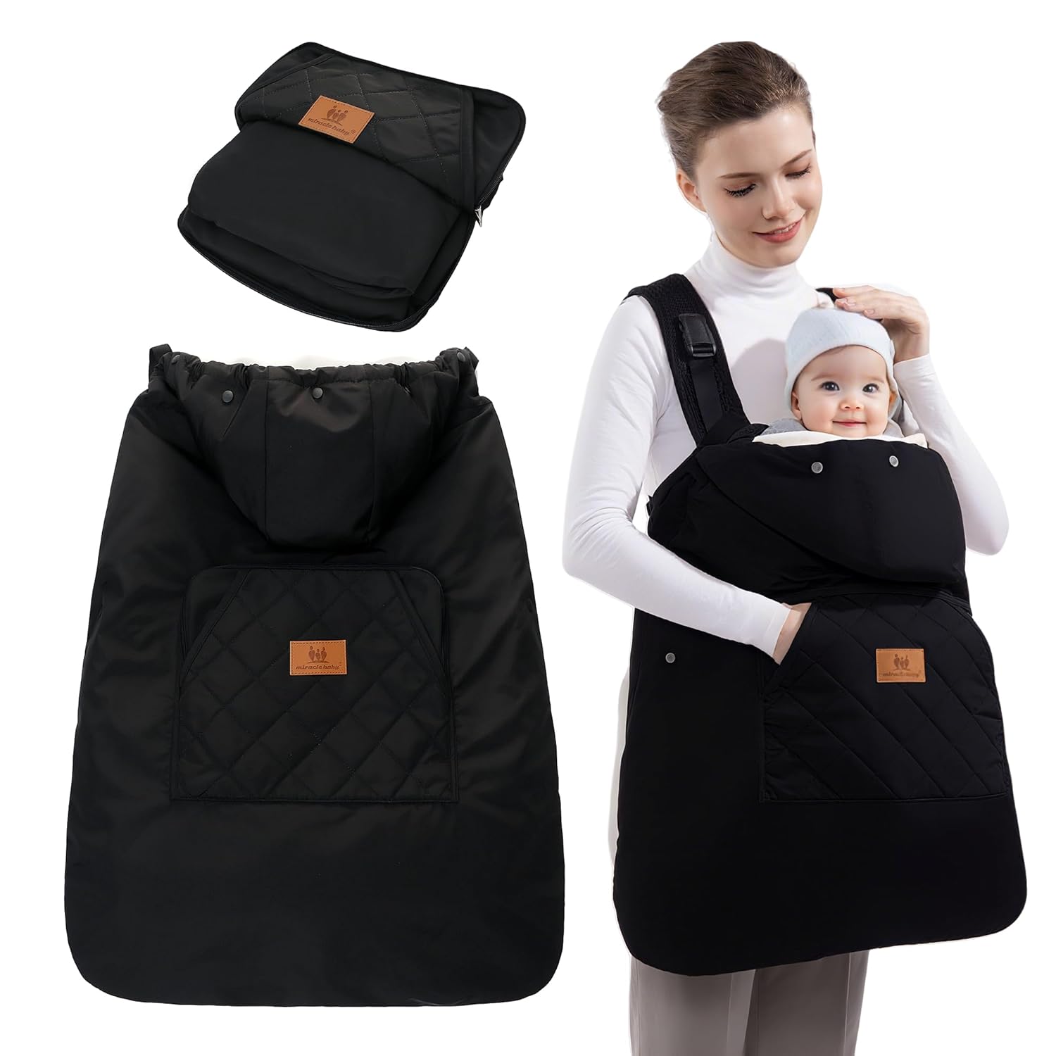 Miracle Baby Carrier Cover: Waterproof & Windproof Bunting Bag