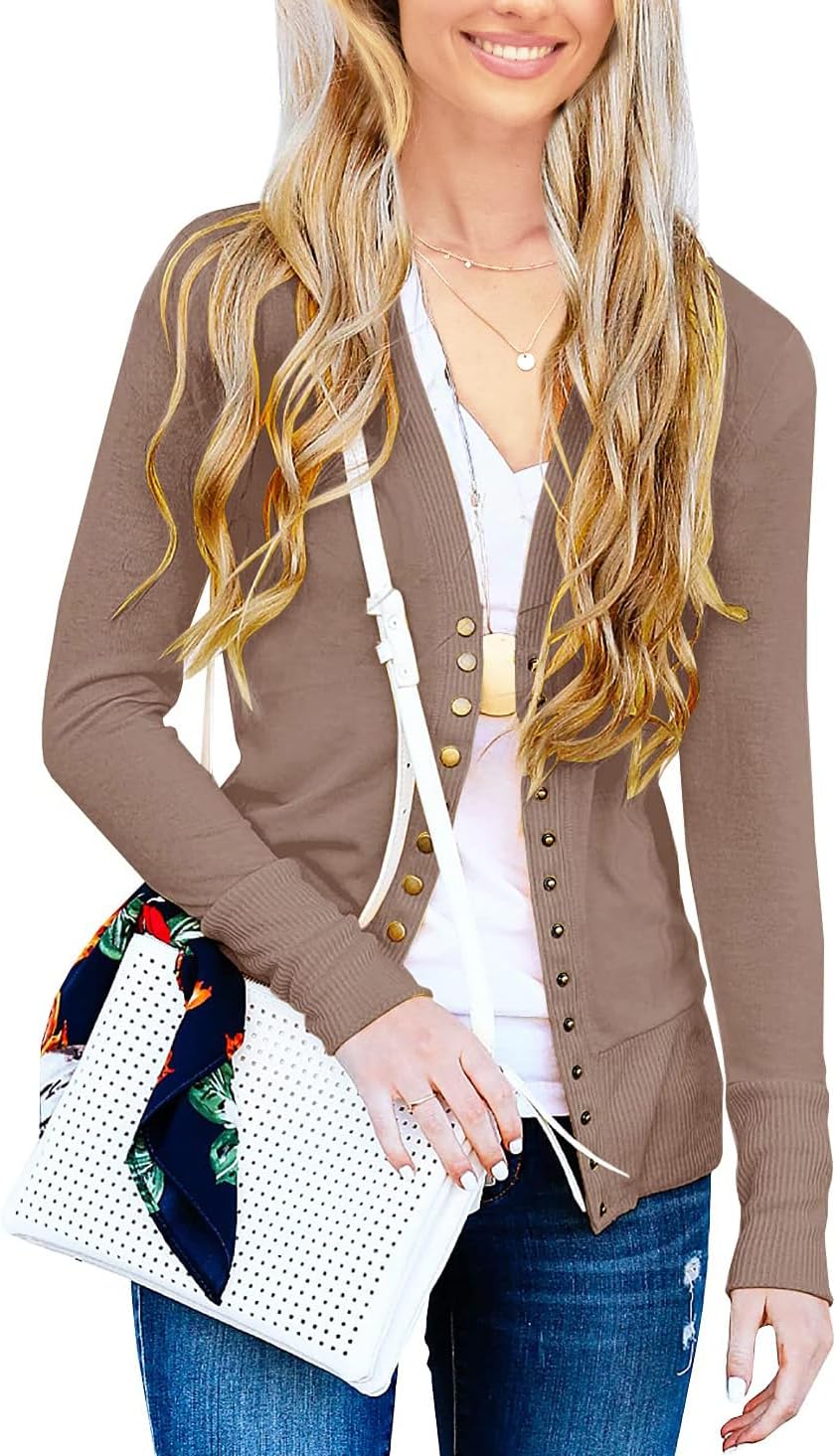 NENONA Women's Long Sleeve Lightweight Summer Cardigans for Style