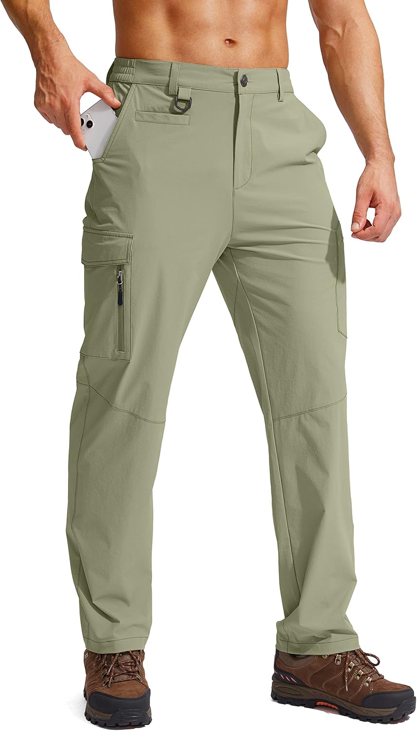 G Gradual Men's Hiking Cargo Pants Lightweight Quick Dry Tactical