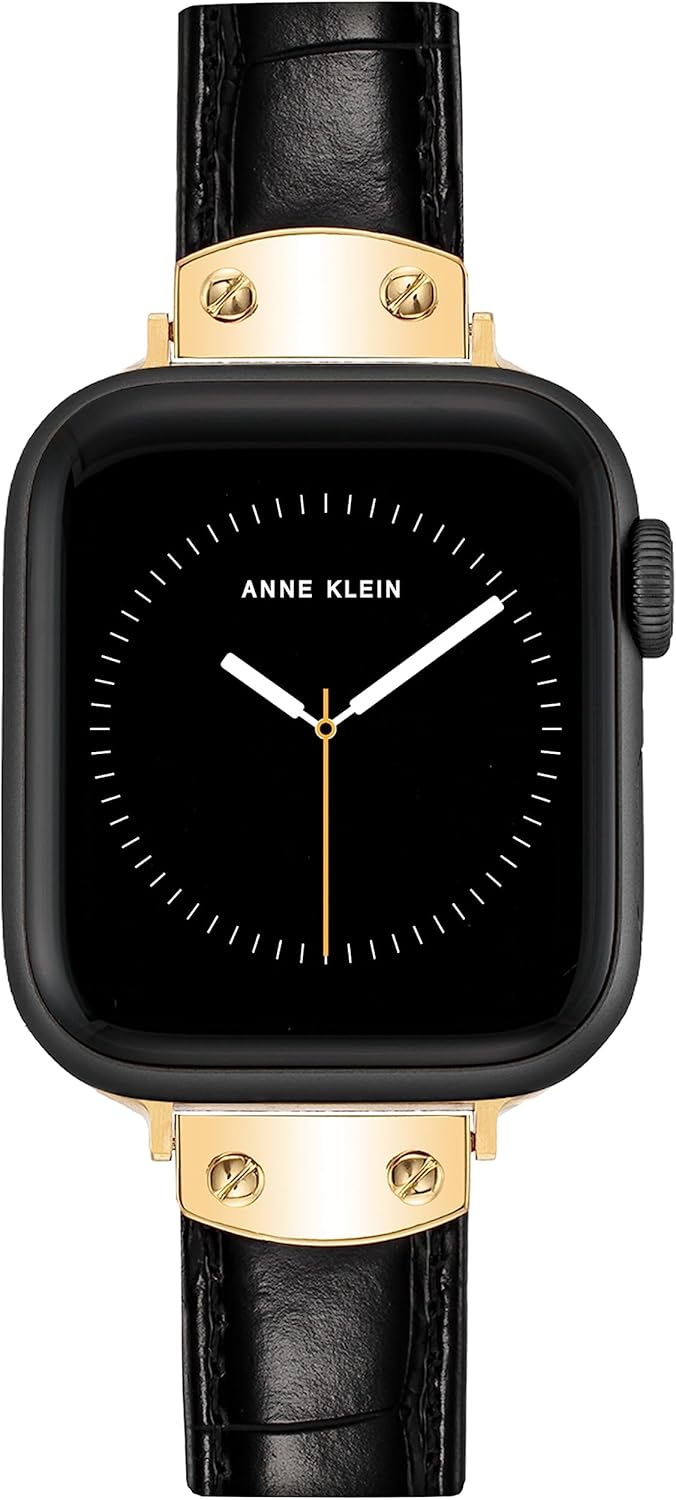 Anne Klein Leather Fashion Band for Apple Watch - Stylish & Secure