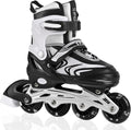 Kids Inline Skates for Boys and Girls - Adjustable Light Up Wheels