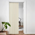 NICETOWN Closet Door Curtains 80 in Length - Light Filtering Temporary