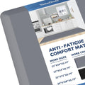 KitchenClouds Kitchen Mat Cushioned Anti Fatigue Rug 22in x 72in