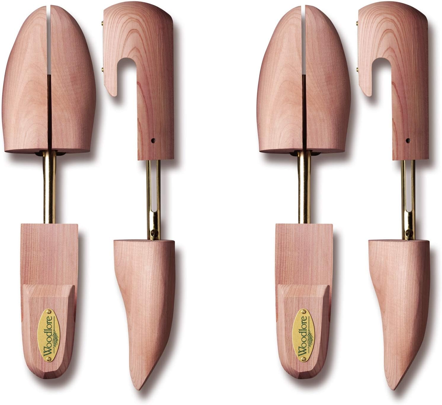 Woodlore Cedar Shoe Trees for Men - Best in Shoe Care 2-Pack
