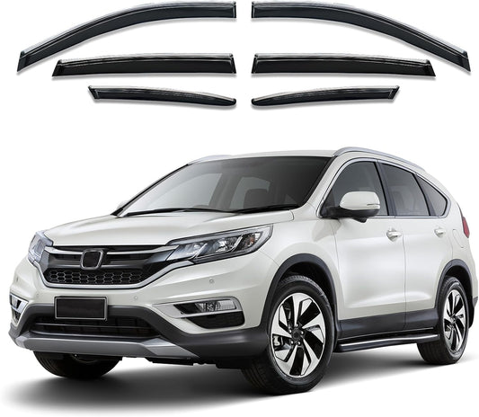 Shatterproof Out-Channel Window Deflectors for Honda CR-V