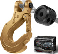 Winch Hook 3/8 Clevis Slip Hook with Safety Latch - Heavy Duty