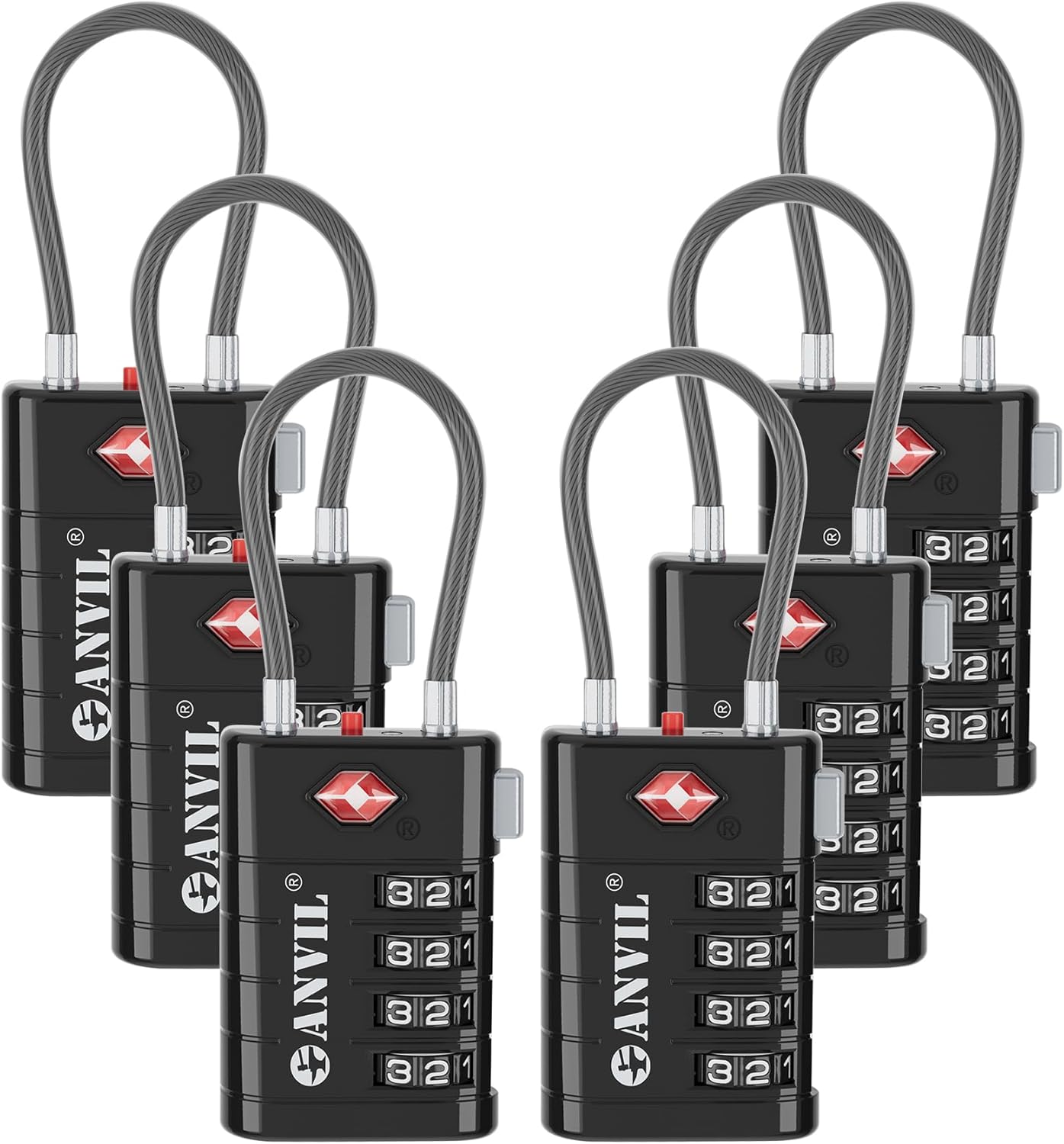 TSA Luggage Lock with Advanced TSA008 Core for Travel Security
