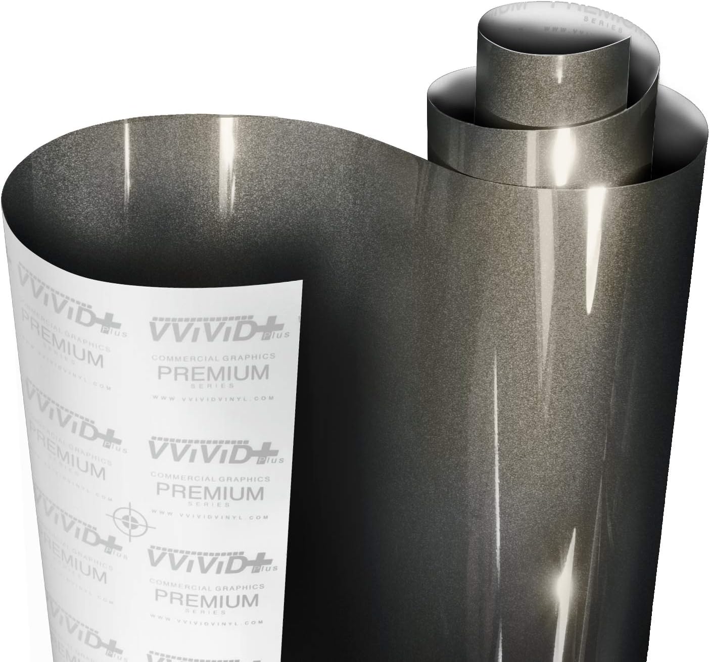 VViViD Ultra Gloss Candy Charcoal Grey Vinyl Car Wrap Film Roll
