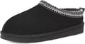Genuine Suede Slippers for Women with Memory Foam - Warm, Lightweight