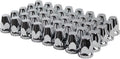 33mm ABS Chrome Thread-on Lug Nut Covers Pack of 40 - Chrome