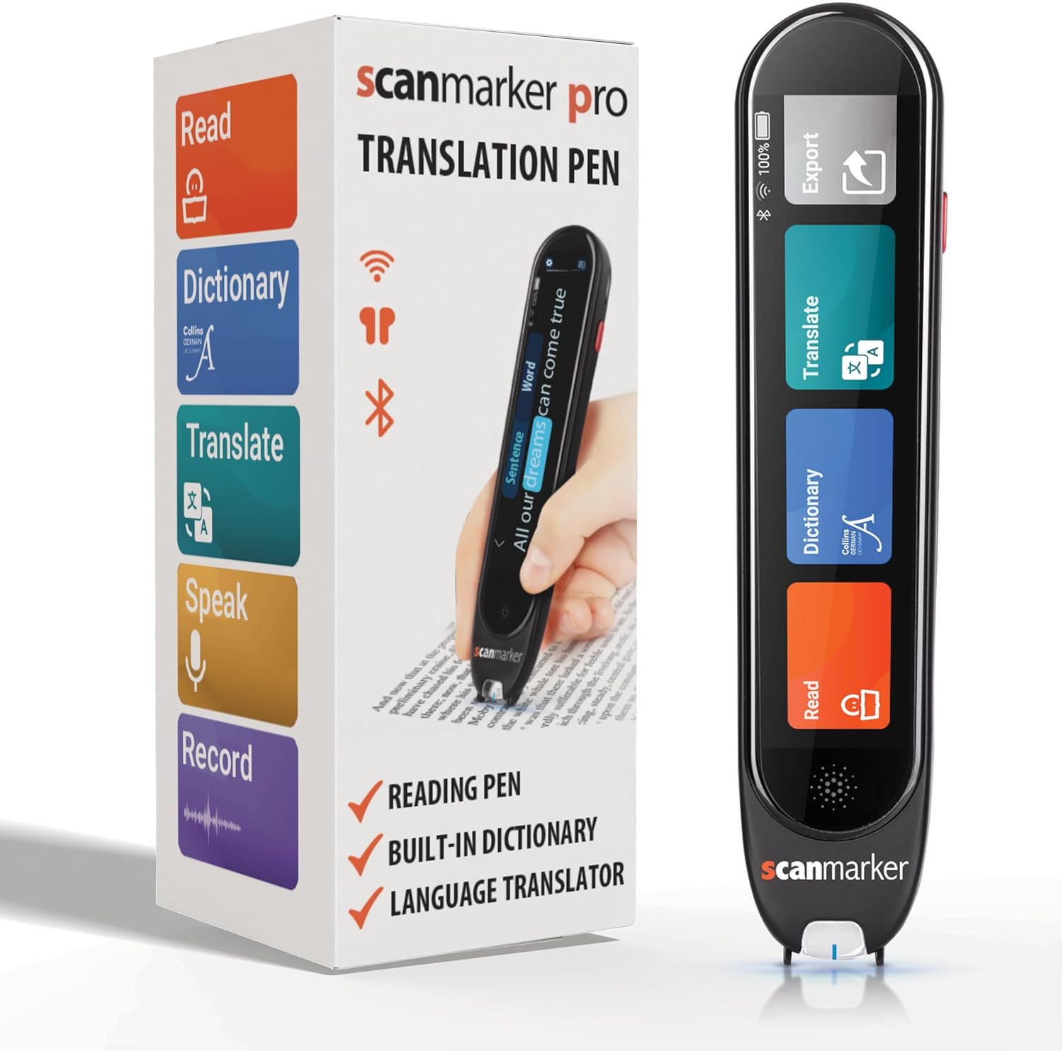 Scanmarker Pro Reading and Translation Pen for All Ages