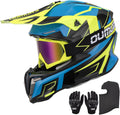 Adult Dirt Bike Helmet Adult-L with Goggles Gloves & Mask - DOT Safe
