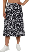 ANIVIVO Womens Midi Skort with Pockets - 28in Modest Athletic Skort