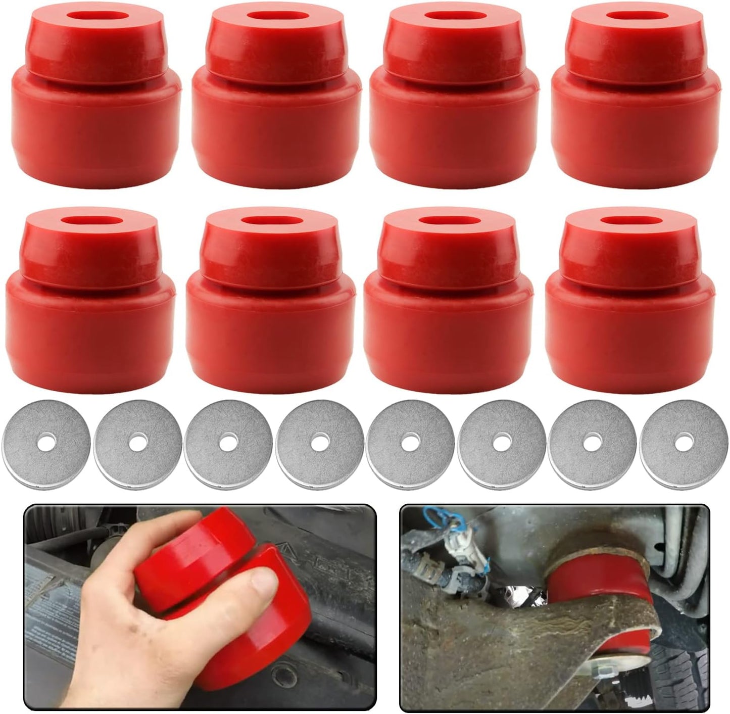 Body Mount Bushing Kit for 1999-2014 Chevy Silverado & Sierra