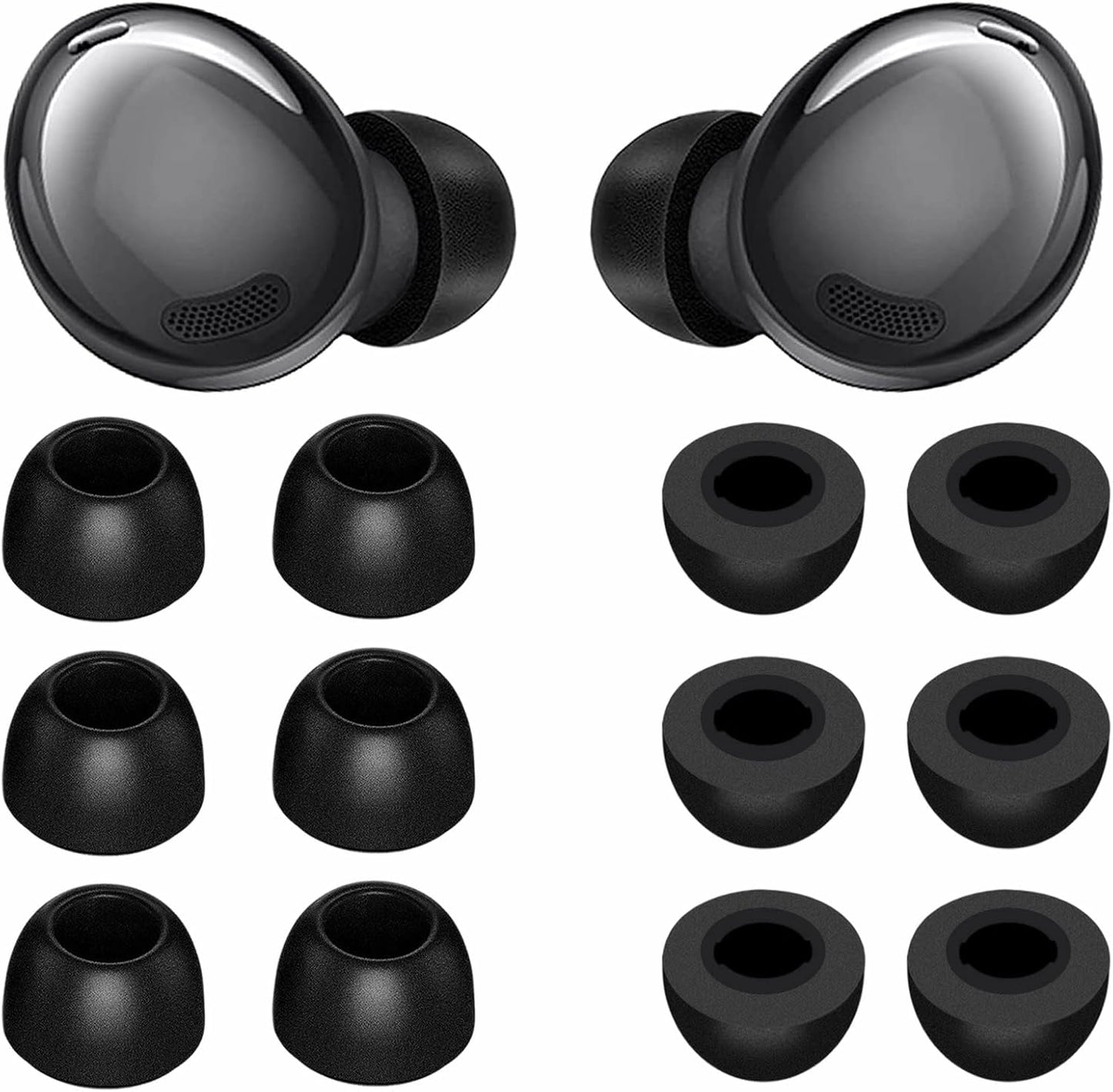 Samsung Galaxy Buds 2 Pro Memory Foam Ear Tips for Noise Reduction