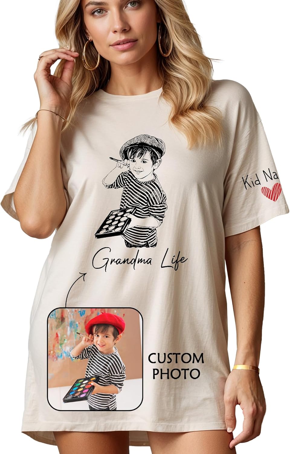Personalized Grandma Sweatshirt - Cherish Memories