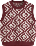 CIDER Sweater Vest for Women - Trendy Cropped Sleeveless Top