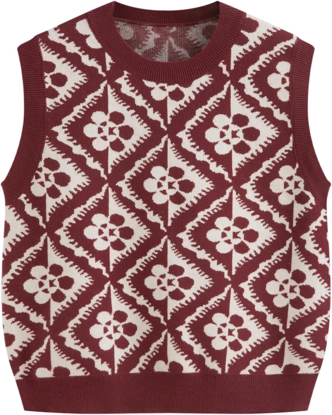 CIDER Sweater Vest for Women - Trendy Cropped Sleeveless Top