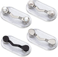 Readerest Magnetic Eyeglass Holders 4 Pack - Retractable Badge Clip