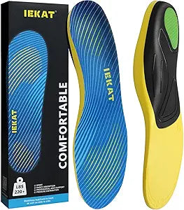 Sport Athletic Shoe Insoles for Plantar Fasciitis Pain Relief