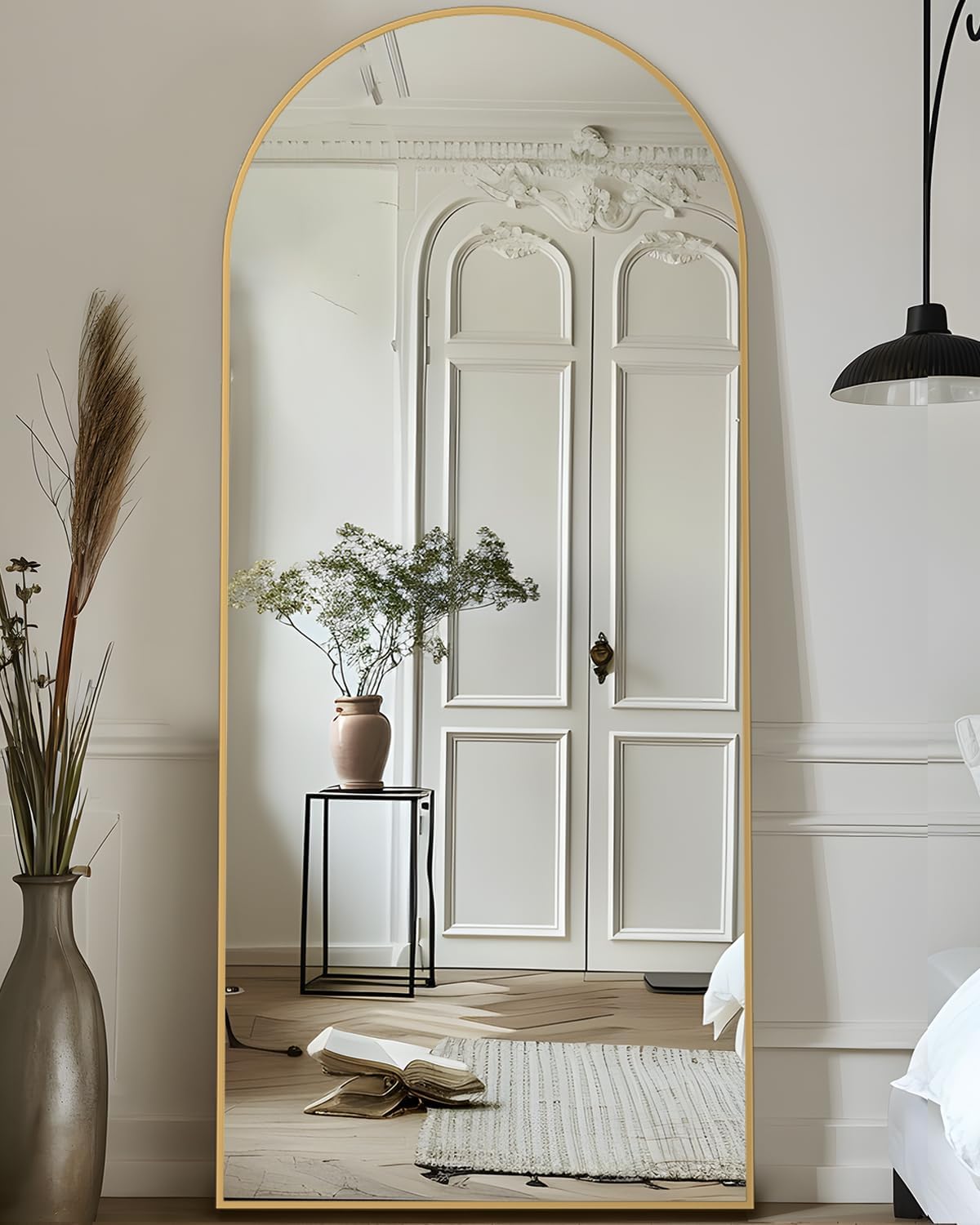 Full Length Mirror with Arched Design for Stylish Reflections