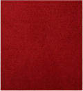 Ambiant Pet Friendly Solid Color Area Rug Red 5 ft Square - Soft