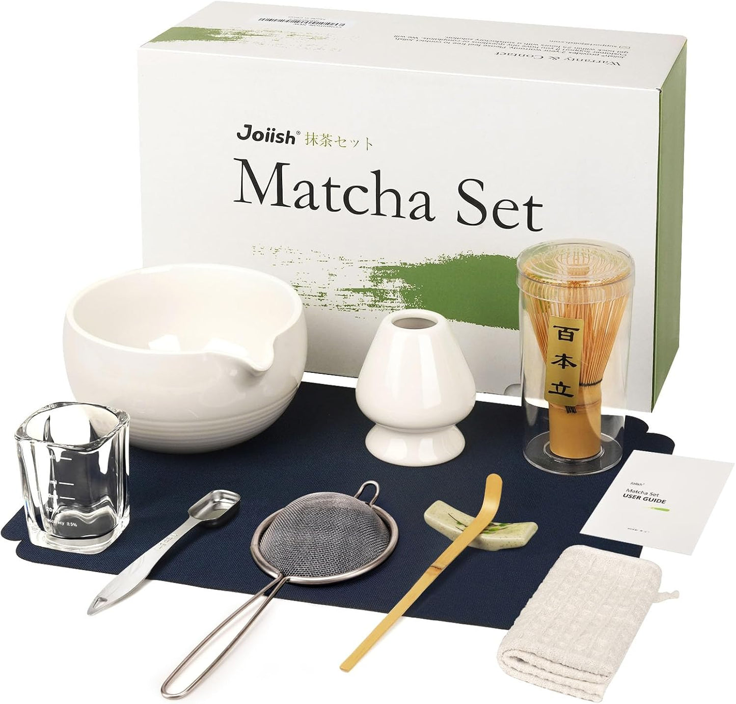 Matcha Tea Kit 10-Pcs Set for Authentic Japanese Tea Experience