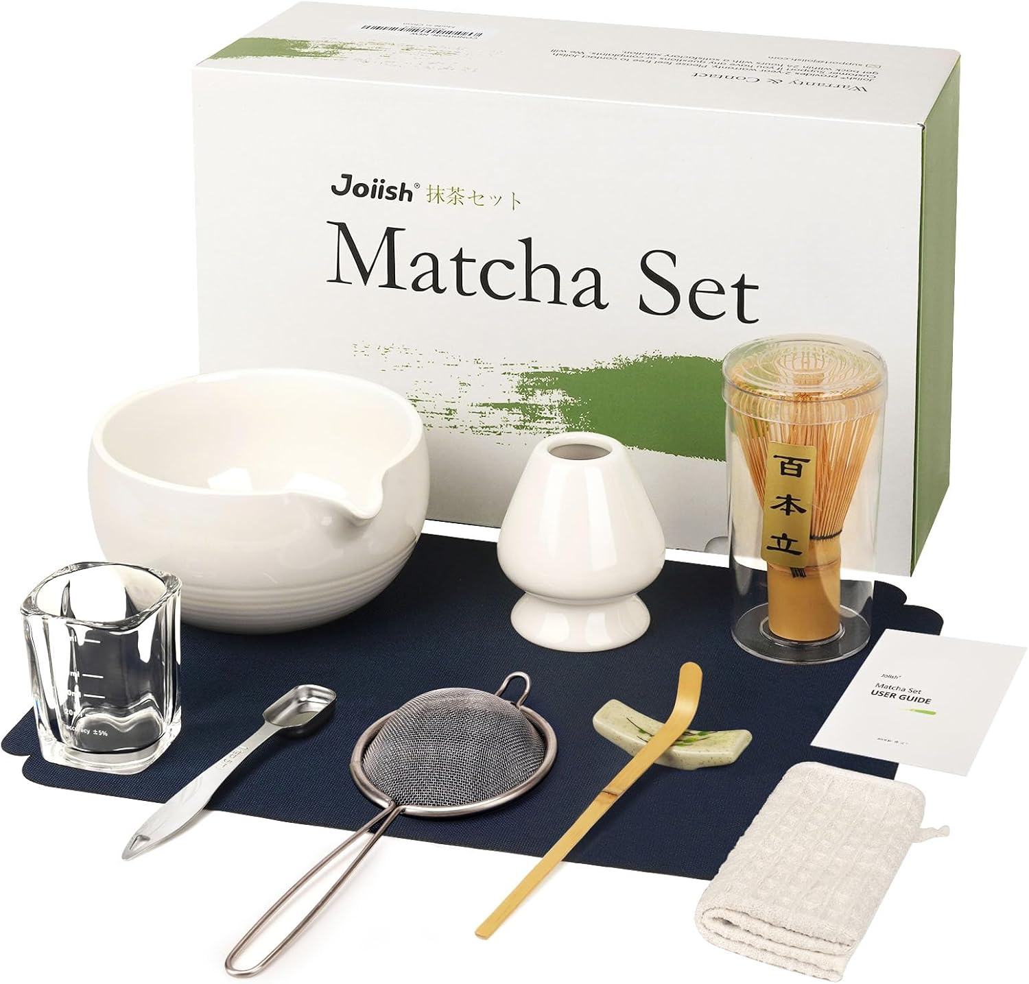 Matcha Tea Kit 10-Pcs Set for Authentic Japanese Tea Experience