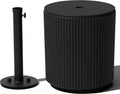 Umbrella Side Table with Water Bladder - Modern Outdoor Side Table