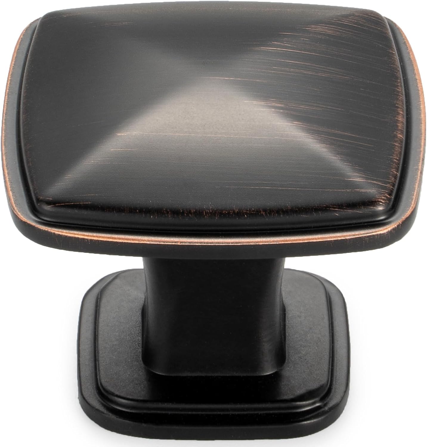 KOOFIZO 20-Pack Stepped Square Cabinet Knob - Stylish Pull Handle