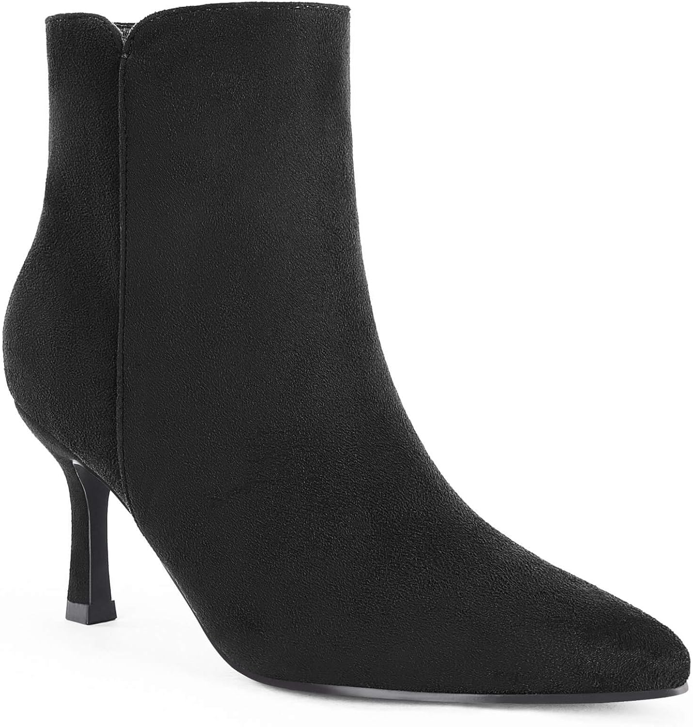 Coutgo Women's Kitten Heel Booties for Stylish Comfort