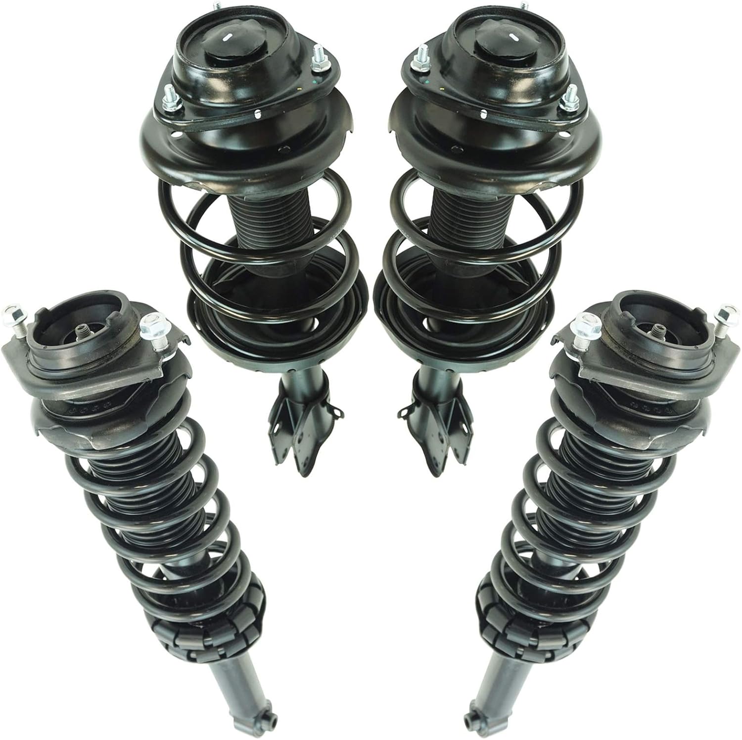 TRQ Front and Rear Strut & Coil Spring Assembly Set for Subaru