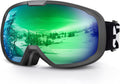 EXP VISION OTG Ski Goggles - UV Protection & Anti Fog