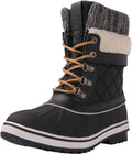 Women's Waterproof Winter Snow Boots - Faux Fur Lined Warmth