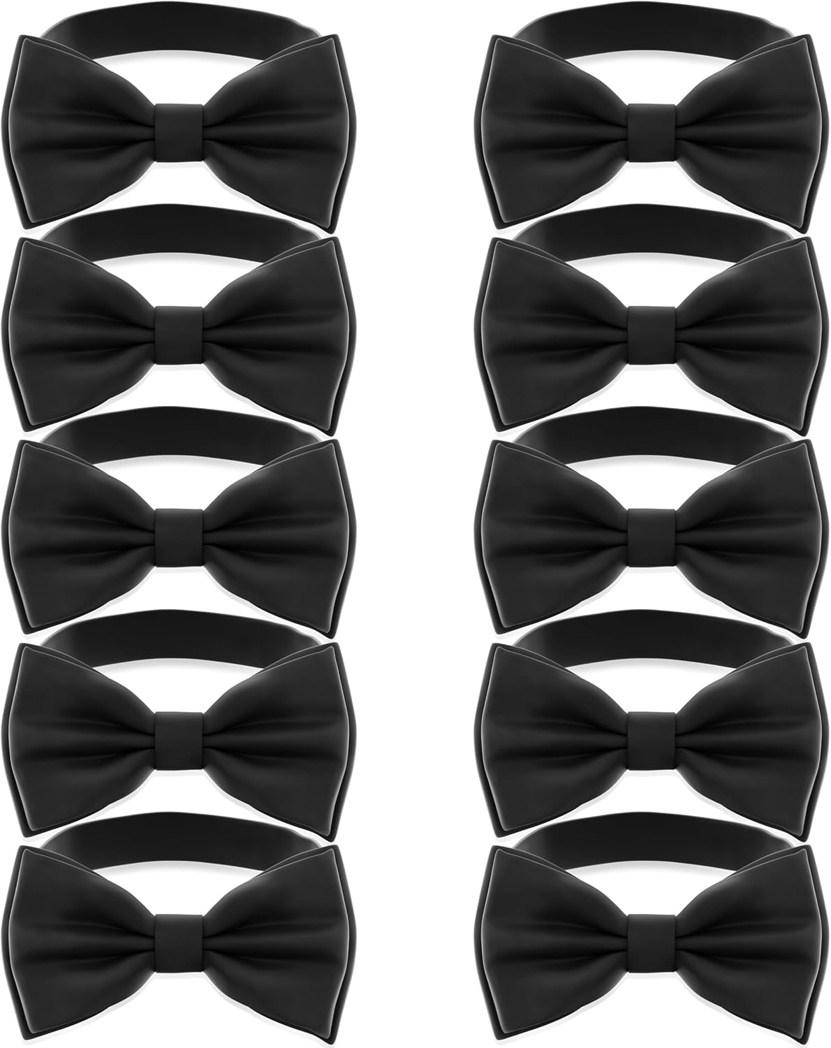 Classic Satin Bow Tie for Tuxedo by Adam Young - Pre-Tied Style