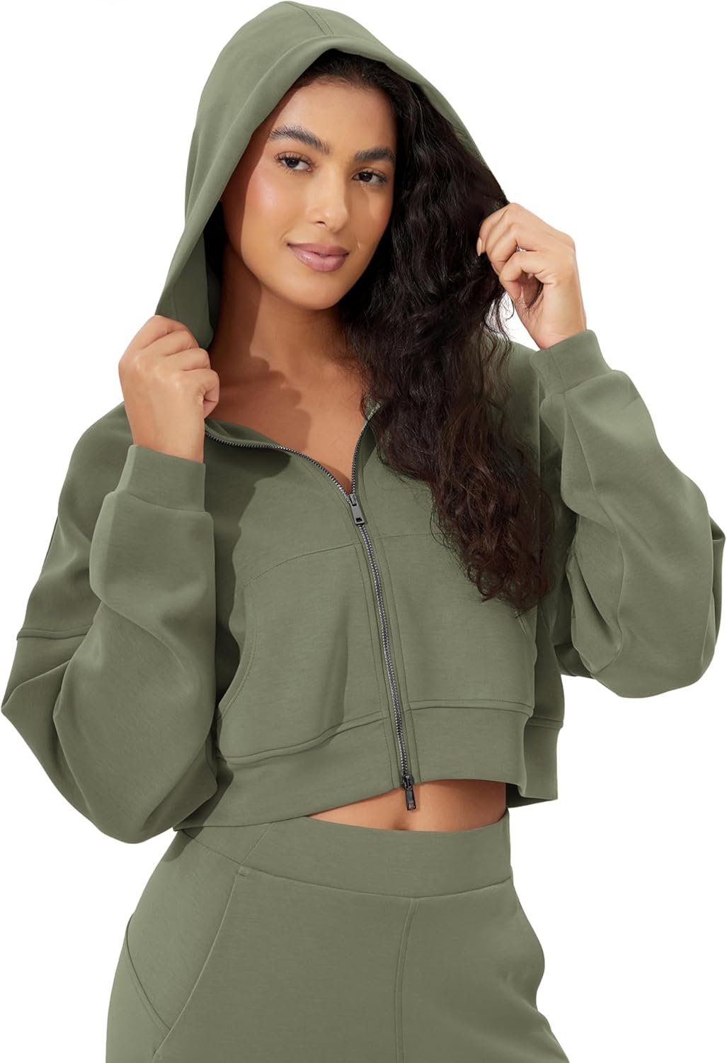 ODODOS Modal Soft Hoodie: Comfy & Stylish Crop