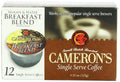 Cameron's Breakfast Blend Coffee 24 Single Serve Cups - Wake Up to Flavor!