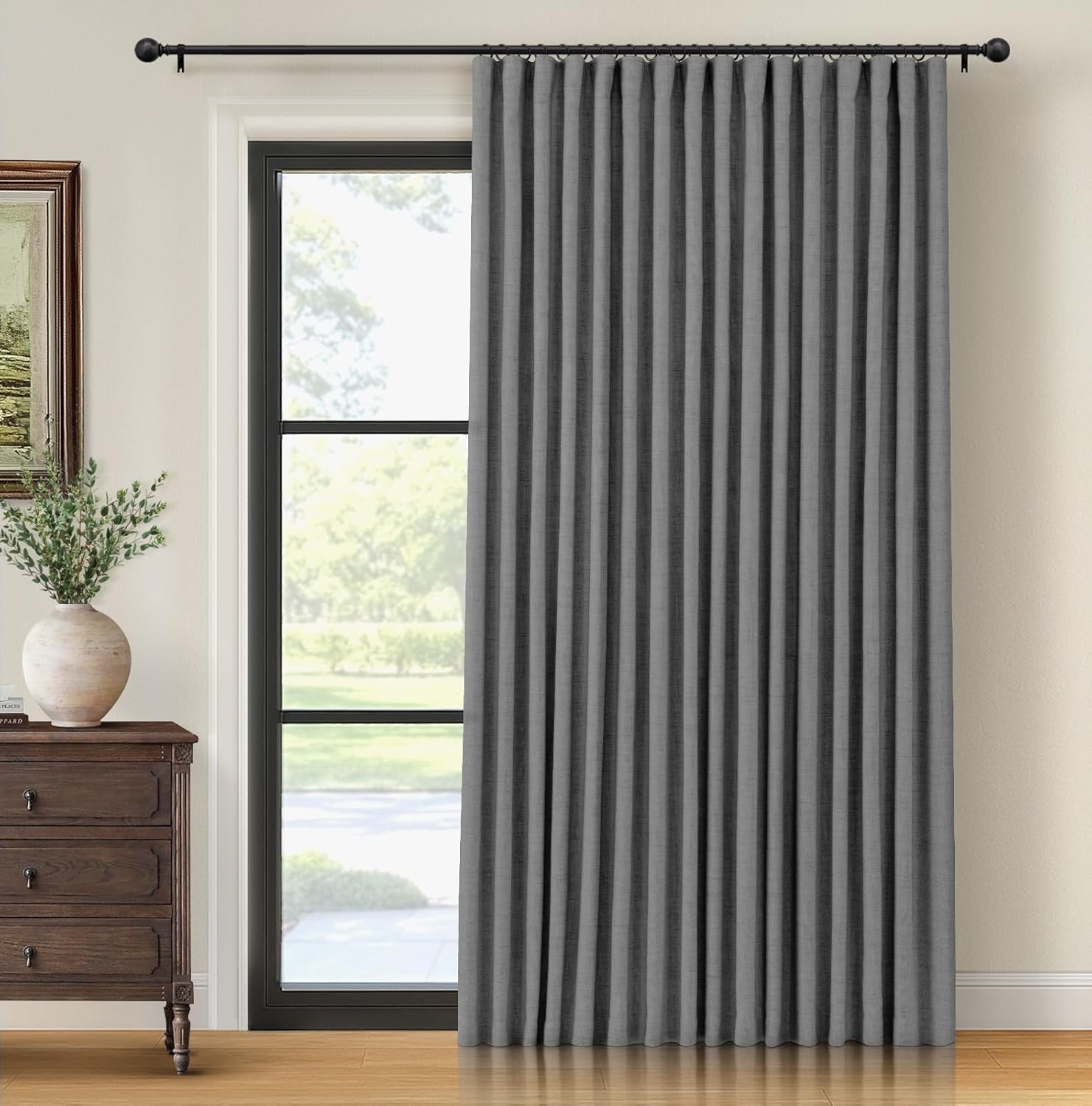 INOVADAY Thermal Sliding Door Curtains for Bedroom and Patio